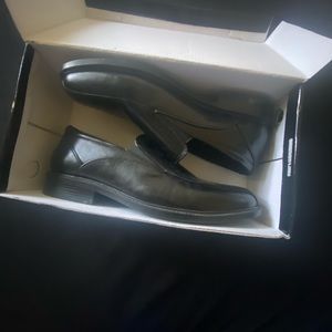Black loafers